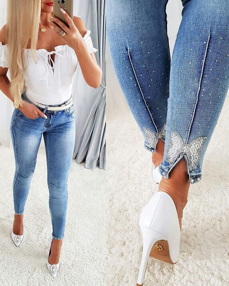 Odelina | Pantalons Skinny pour Femmes