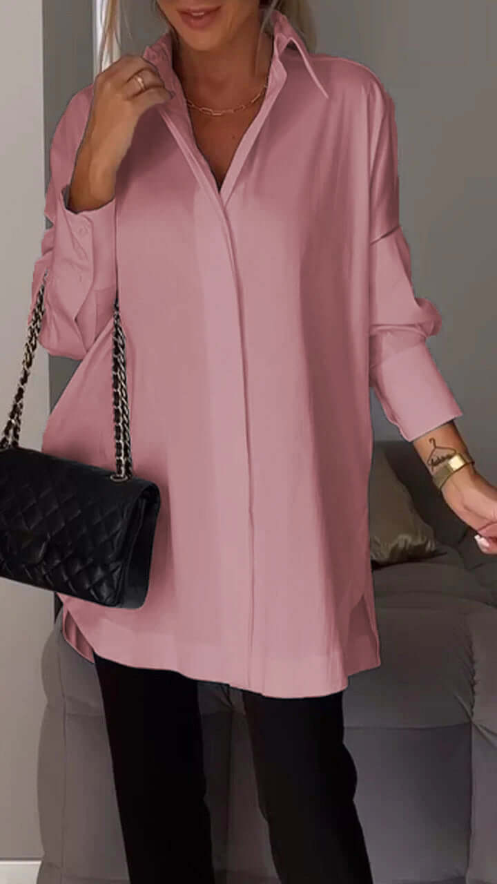 Gabrielle | Chemise formelle à manches longues | Chic d'affaires