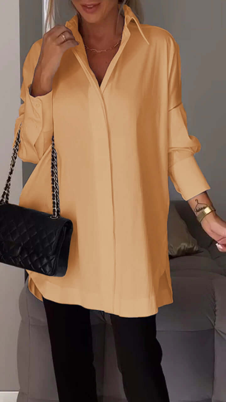 Gabrielle | Chemise formelle à manches longues | Chic d'affaires