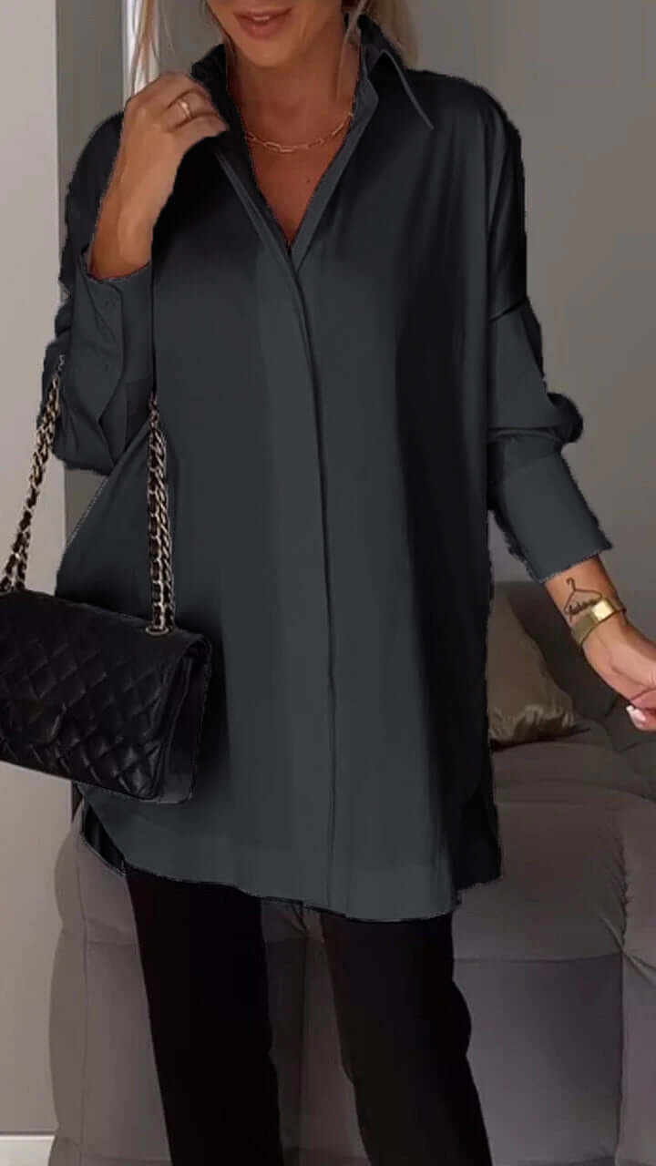 Gabrielle | Chemise formelle à manches longues | Chic d'affaires