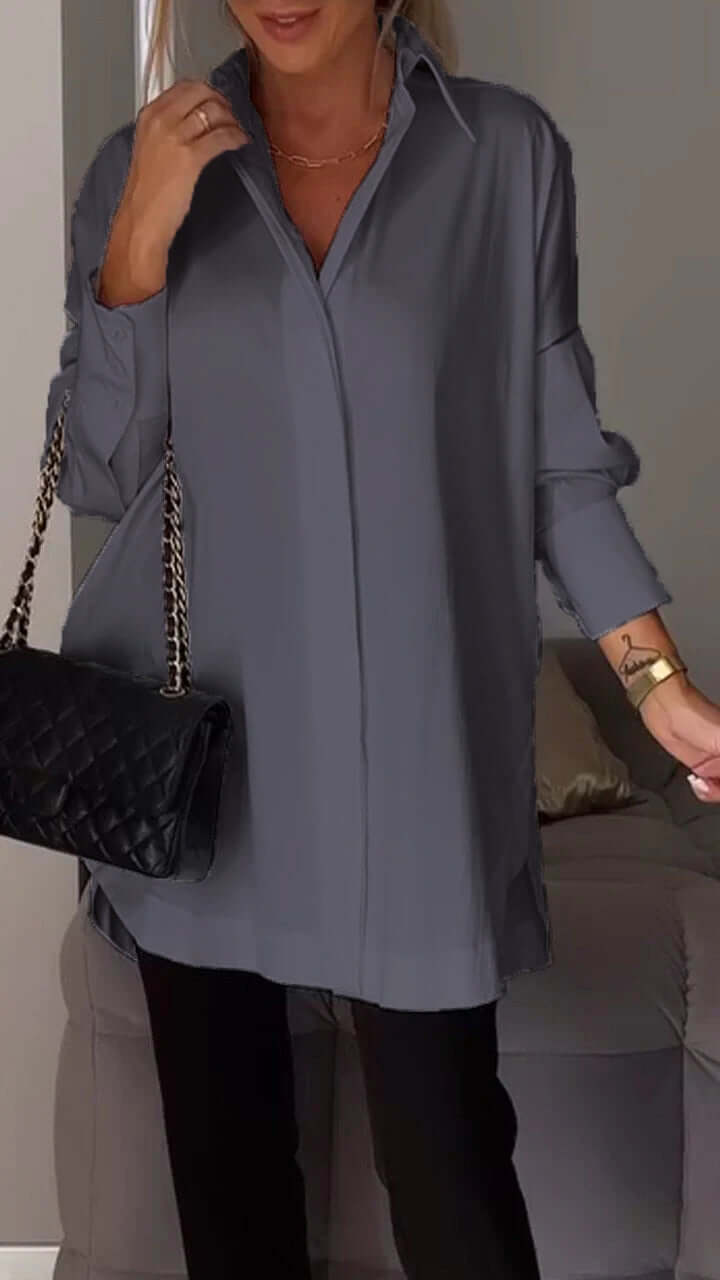 Gabrielle | Chemise formelle à manches longues | Chic d'affaires