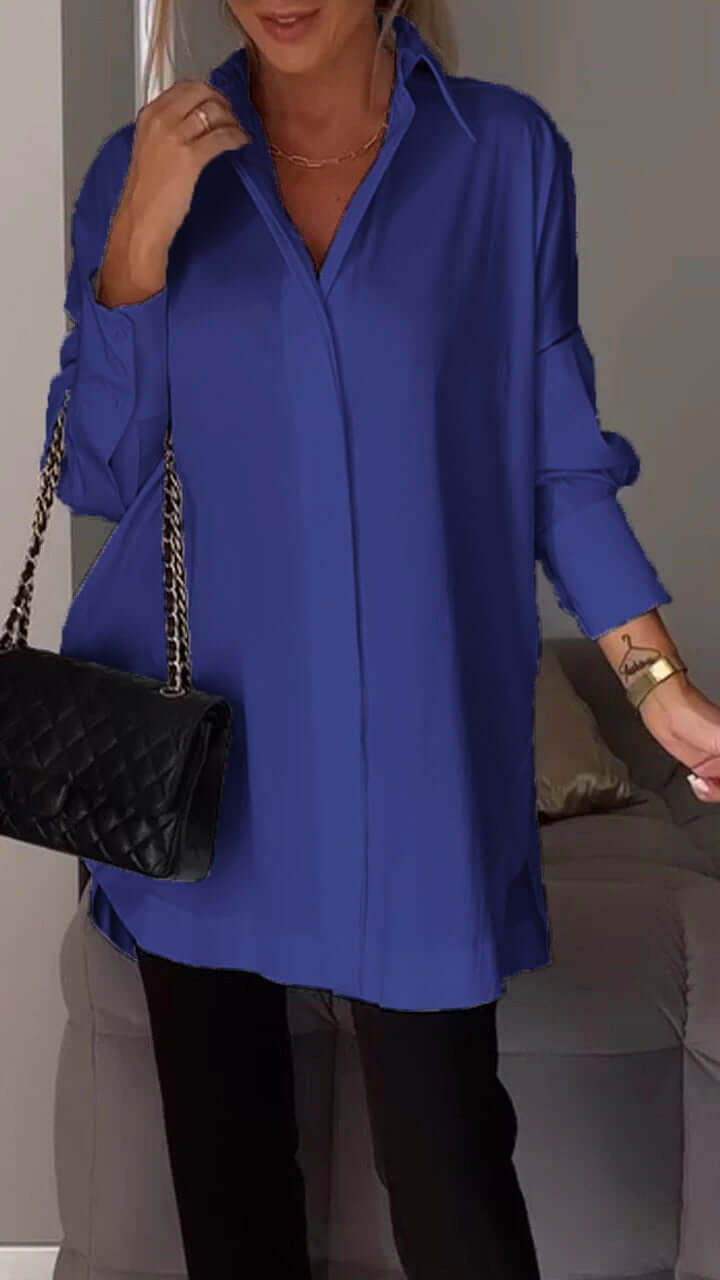 Gabrielle | Chemise formelle à manches longues | Chic d'affaires