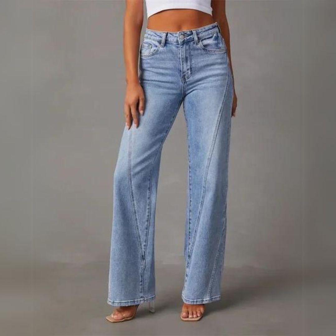 Clarice-Marie | Pantalon Évasé Taille Haute