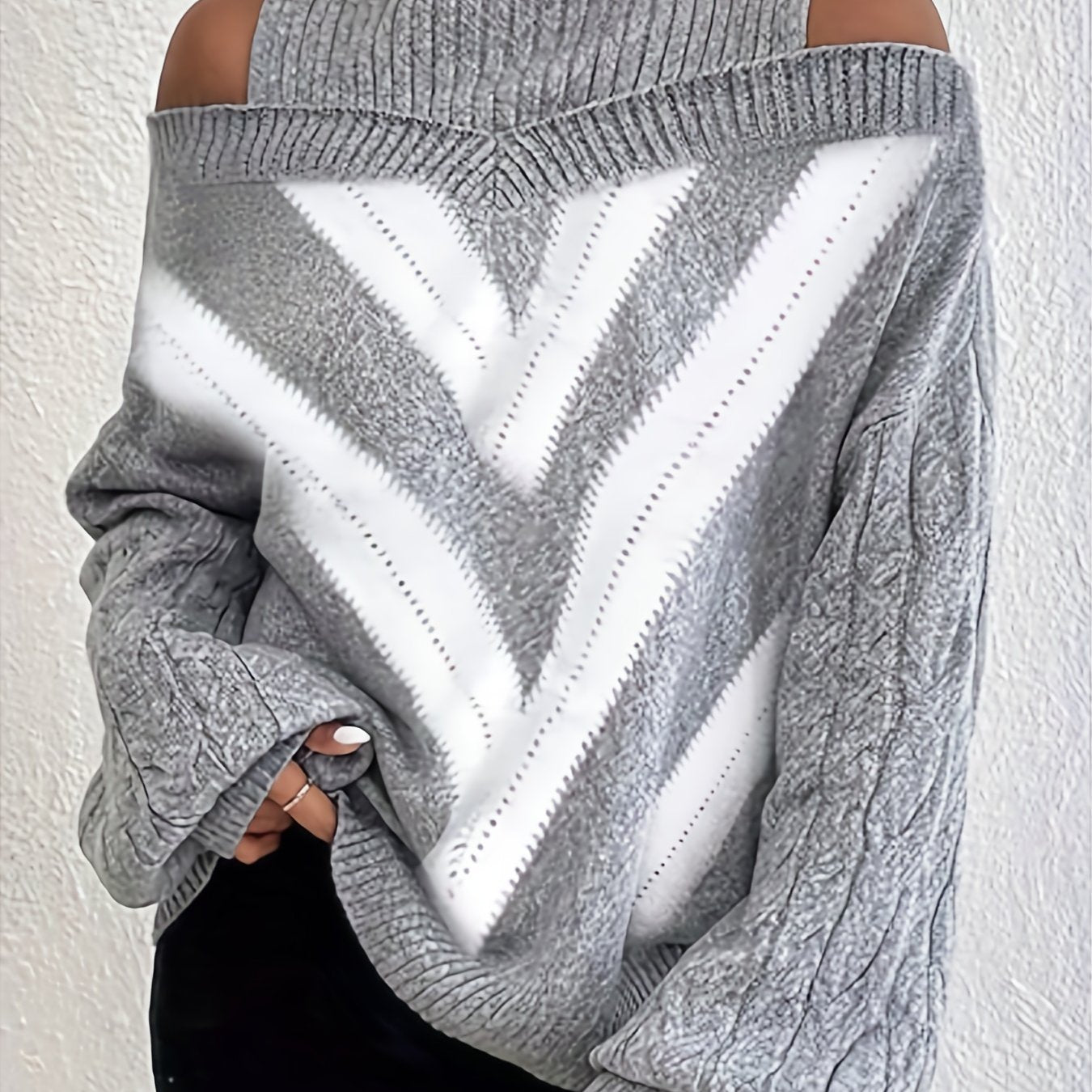 Mélodie-Claire | Tricot Femme Grande Taille | Col Roulé