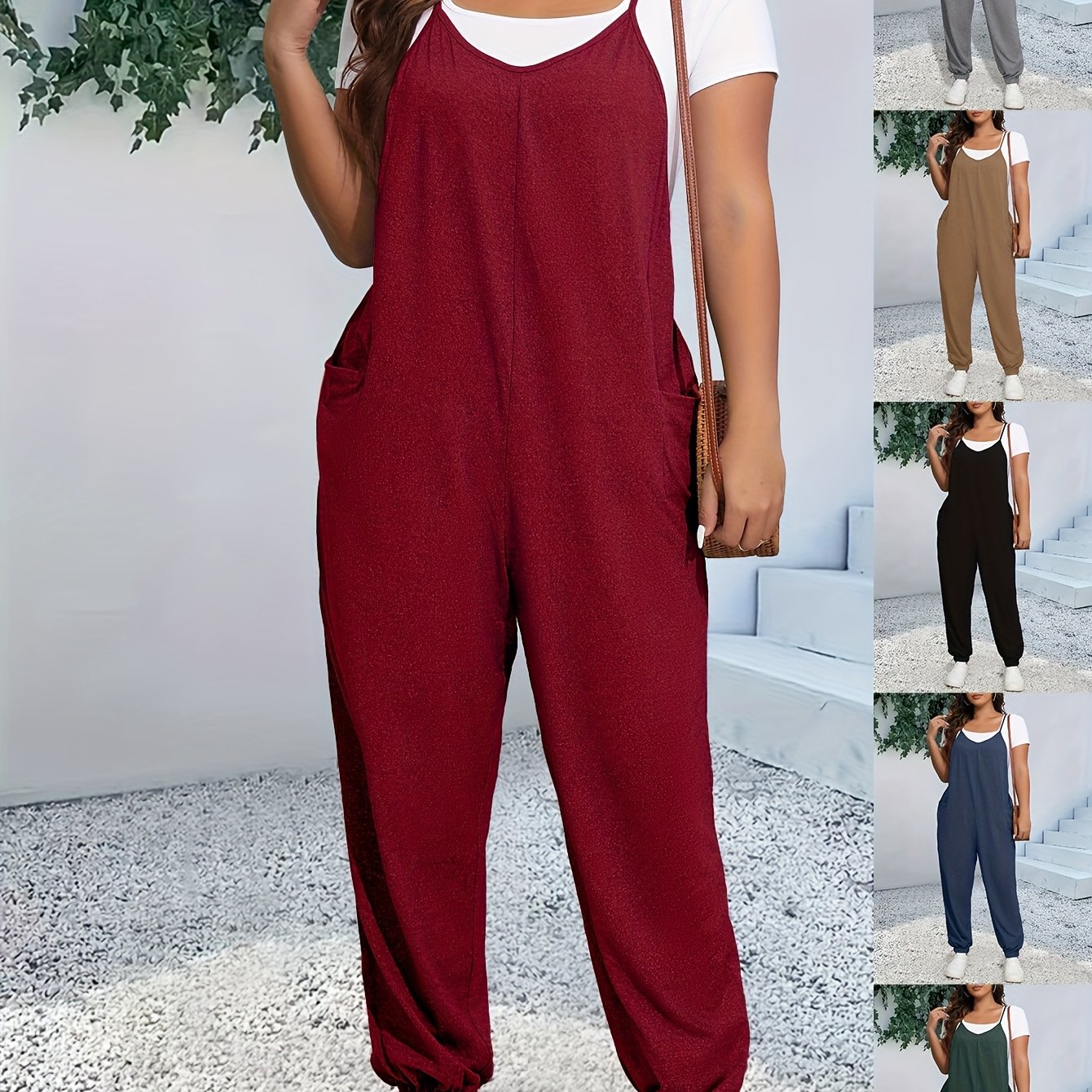 Véronique-Claire | Combinaison Femme Pantalon | Poches