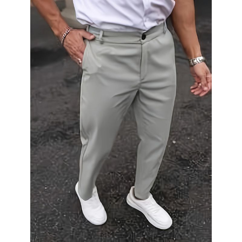 Pantalon Homme Uni Stretch Confort