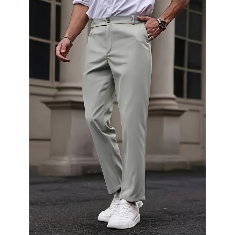 Pantalon Homme Uni Stretch Confort