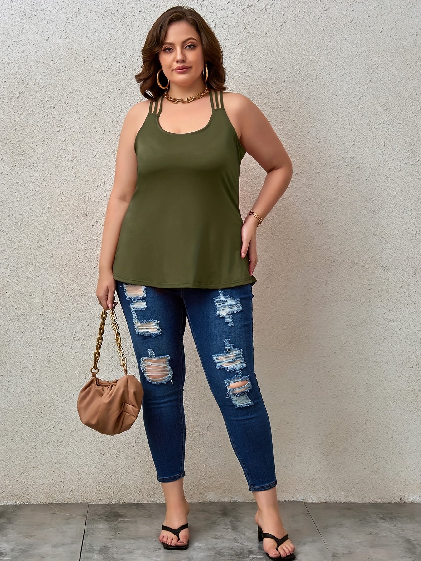 Ninon-Claire | Hauts sans manches grandes tailles