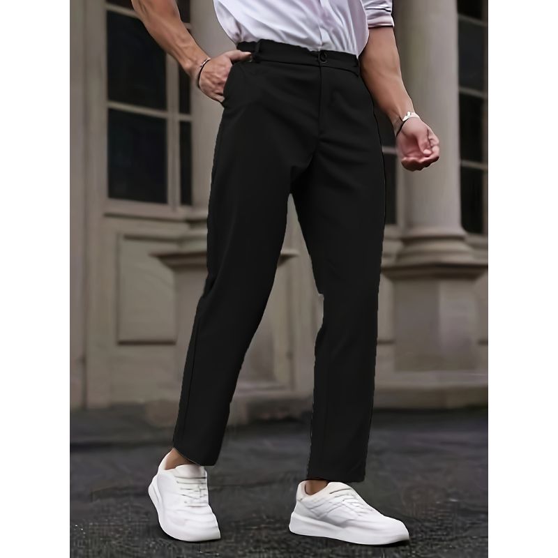 Pantalon Homme Uni Stretch Confort