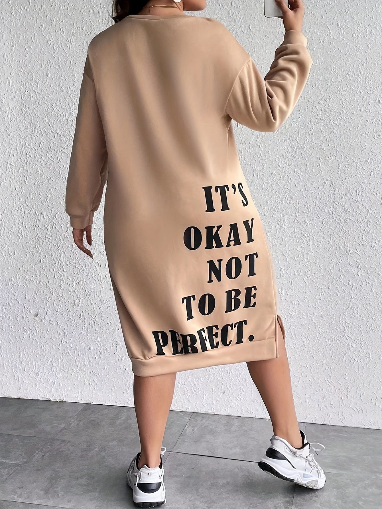 Anaïs | Robe Midi en Tricot | Grande Taille