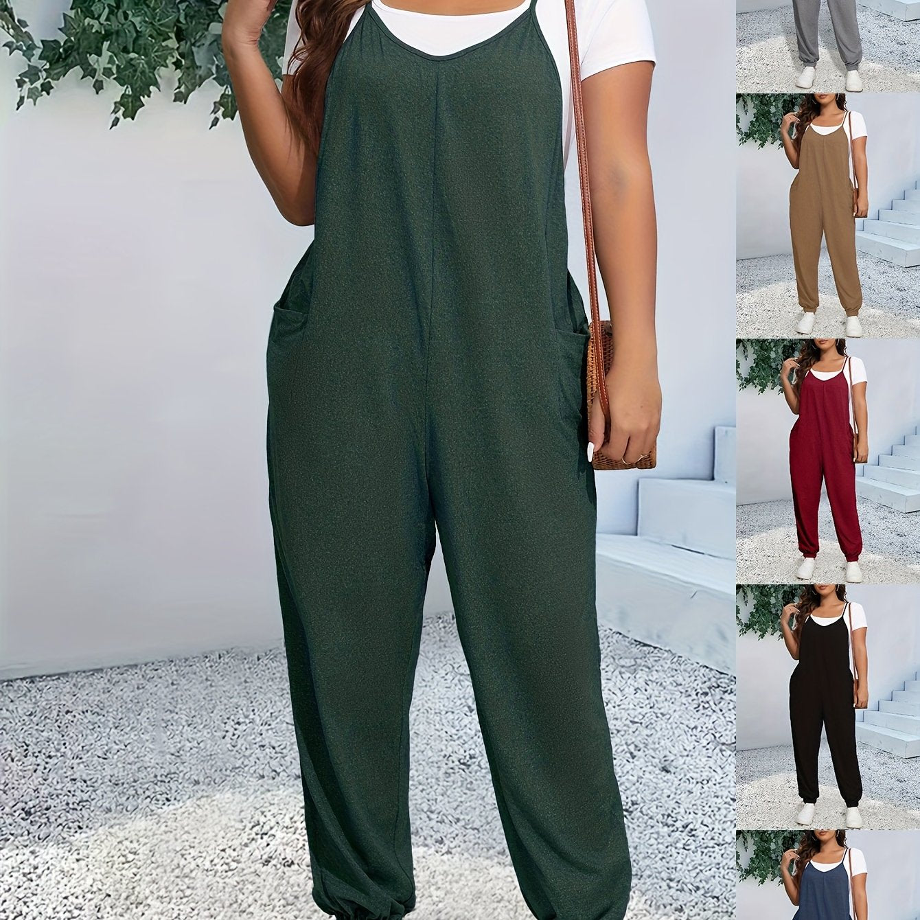 Véronique-Claire | Combinaison Femme Pantalon | Poches
