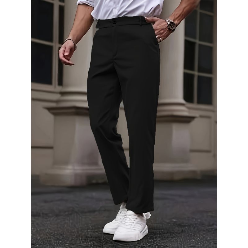 Pantalon Homme Uni Stretch Confort