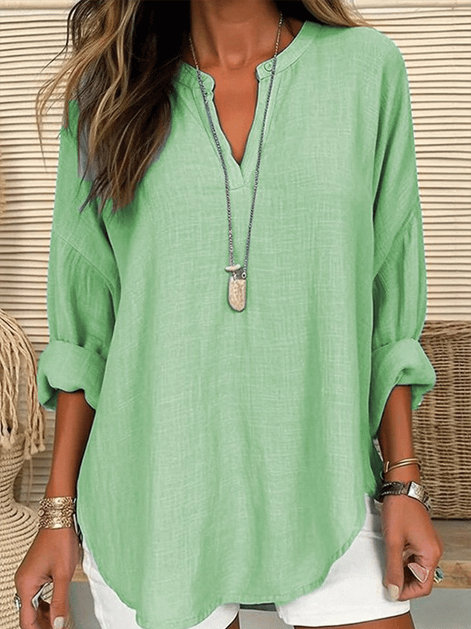 Gisèle | Chemise à manches longues élégante