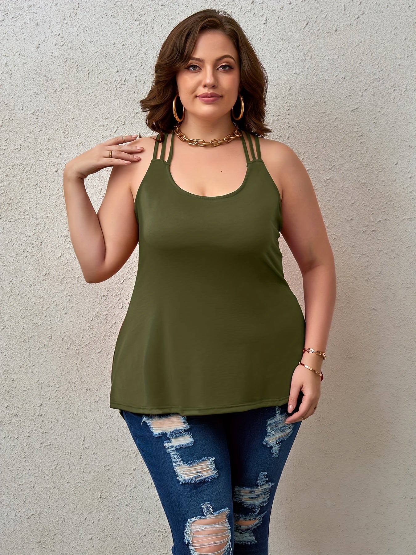 Ninon-Claire | Hauts sans manches grandes tailles