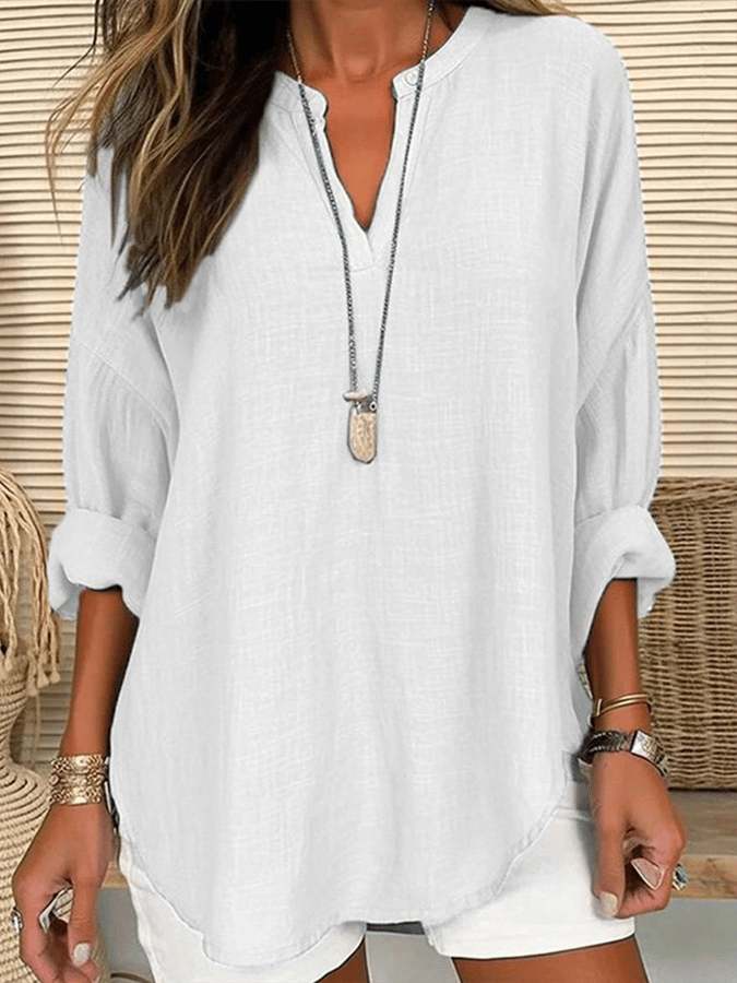 Gisèle | Chemise à manches longues élégante