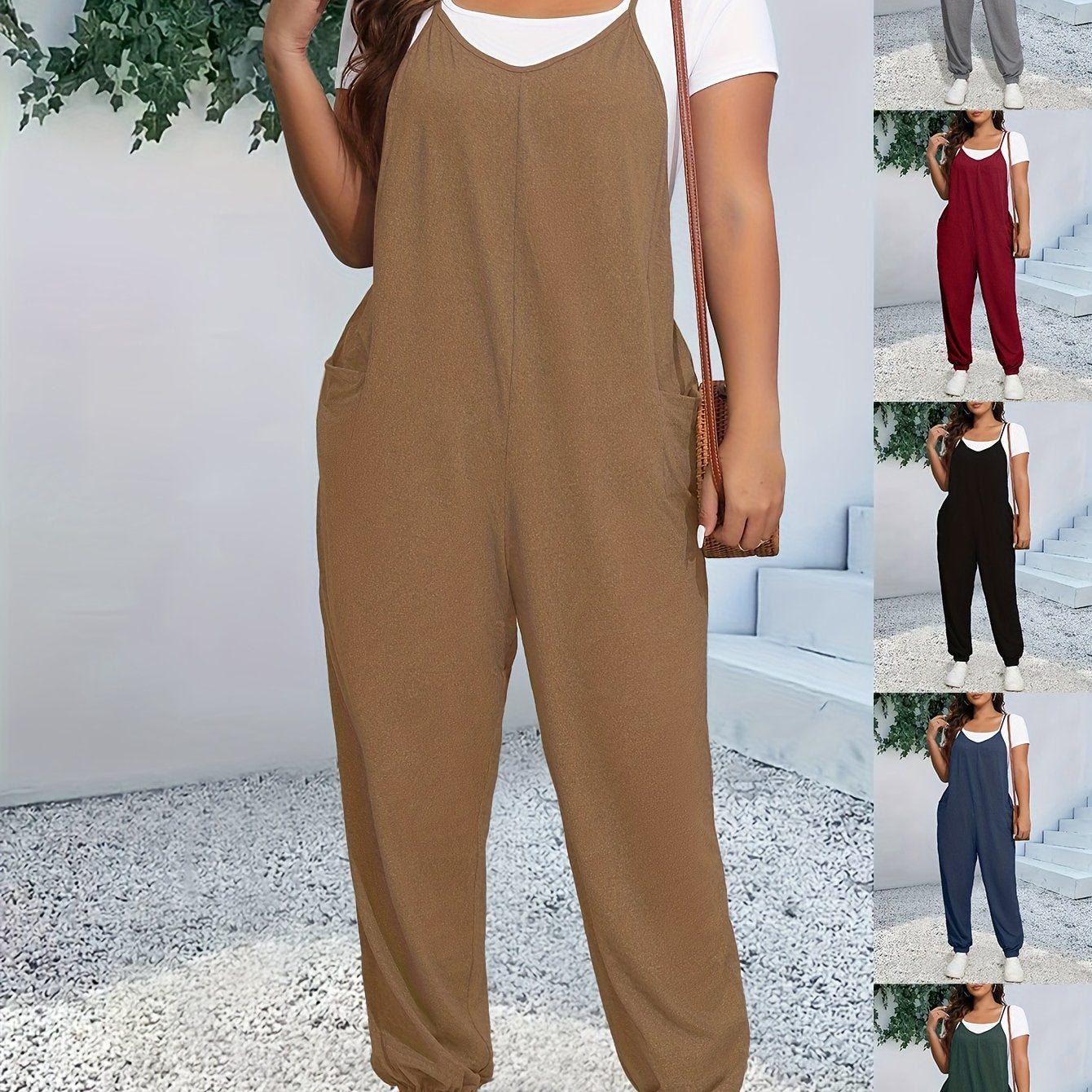 Véronique-Claire | Combinaison Femme Pantalon | Poches
