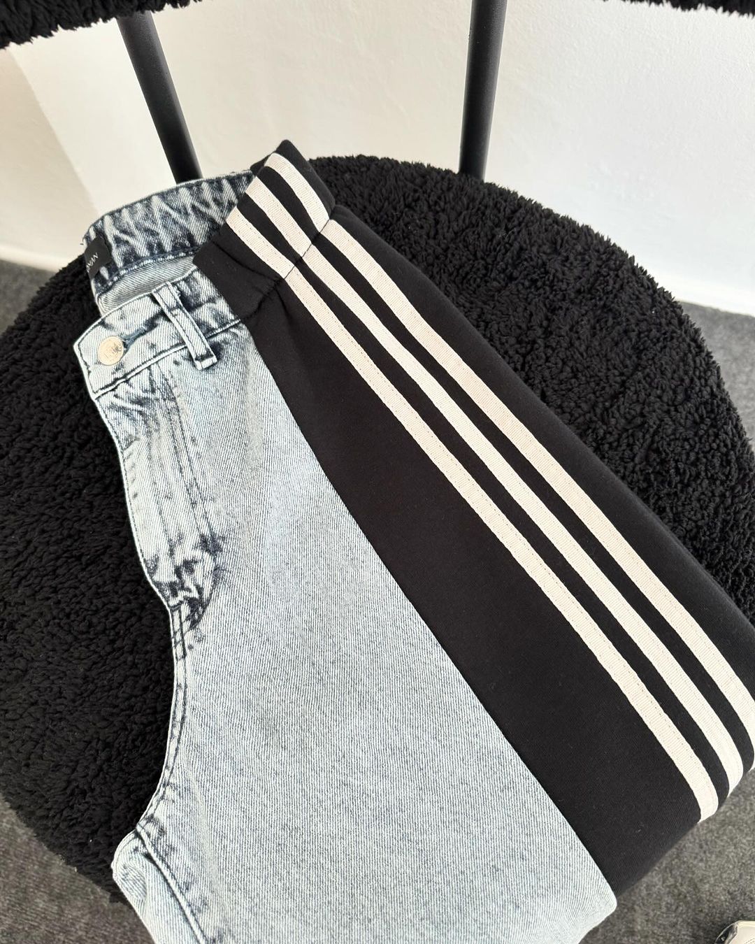 Ursuline | Pantalon Baggy Femme avec Bandes Latérales