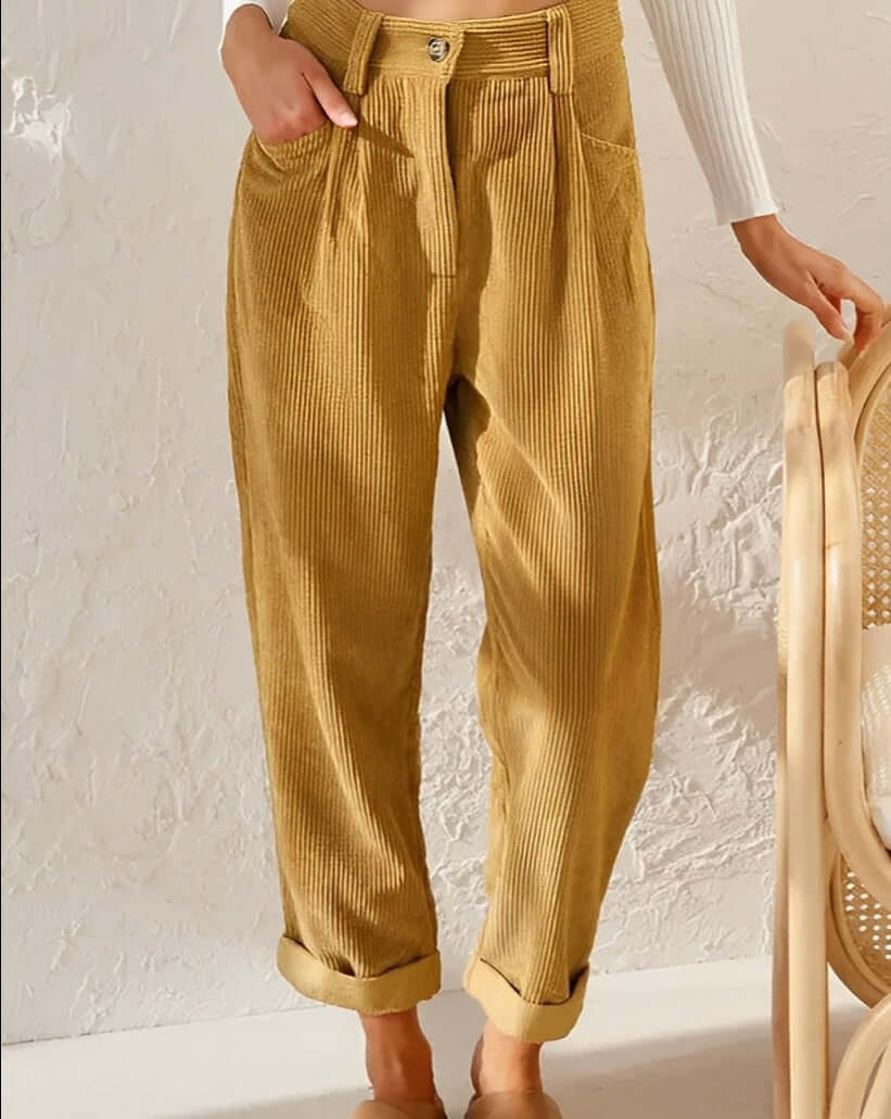 Orphée | Pantalons en velours côtelé pour femmes