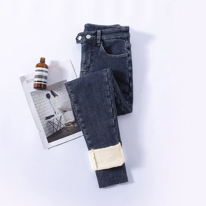 Violette-Anne | Pantalon Taille Haute | Doublure Chaude