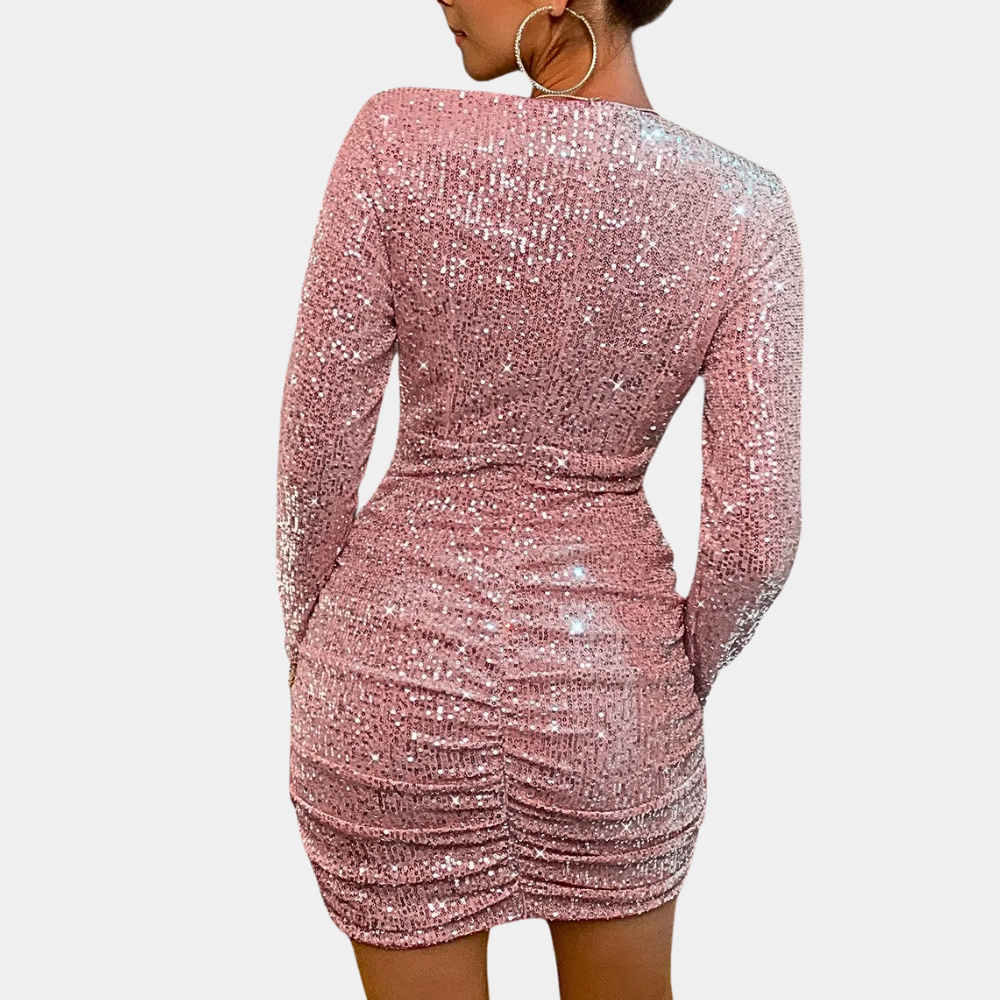 Mini Robe De Soirée À Paillettes Pour Femmes | Étincelante