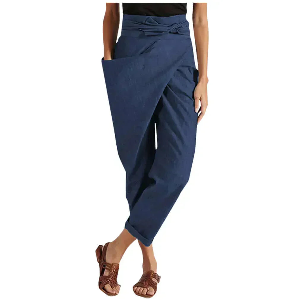Ivana-May | Pantalons taille haute asymétriques