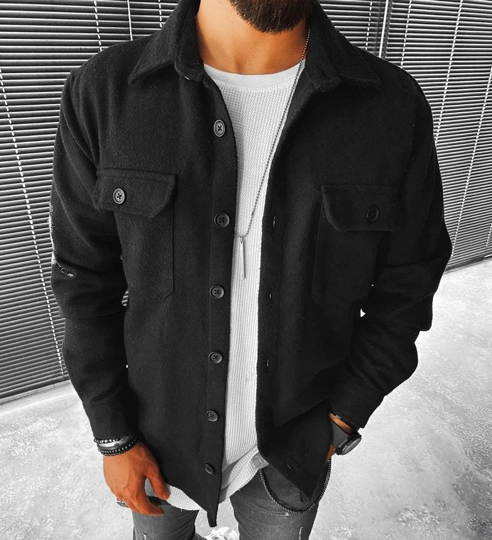 Damien | Cardigan tricoté avec boutons pour hommes