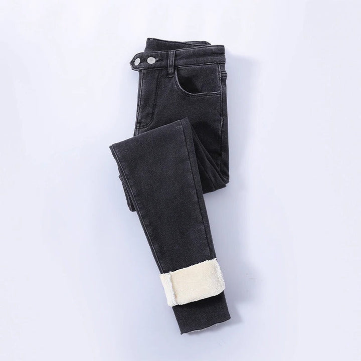 Violette-Anne | Pantalon Taille Haute | Doublure Chaude
