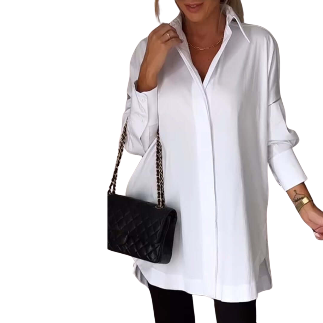 Gabrielle | Chemise formelle à manches longues | Chic d'affaires