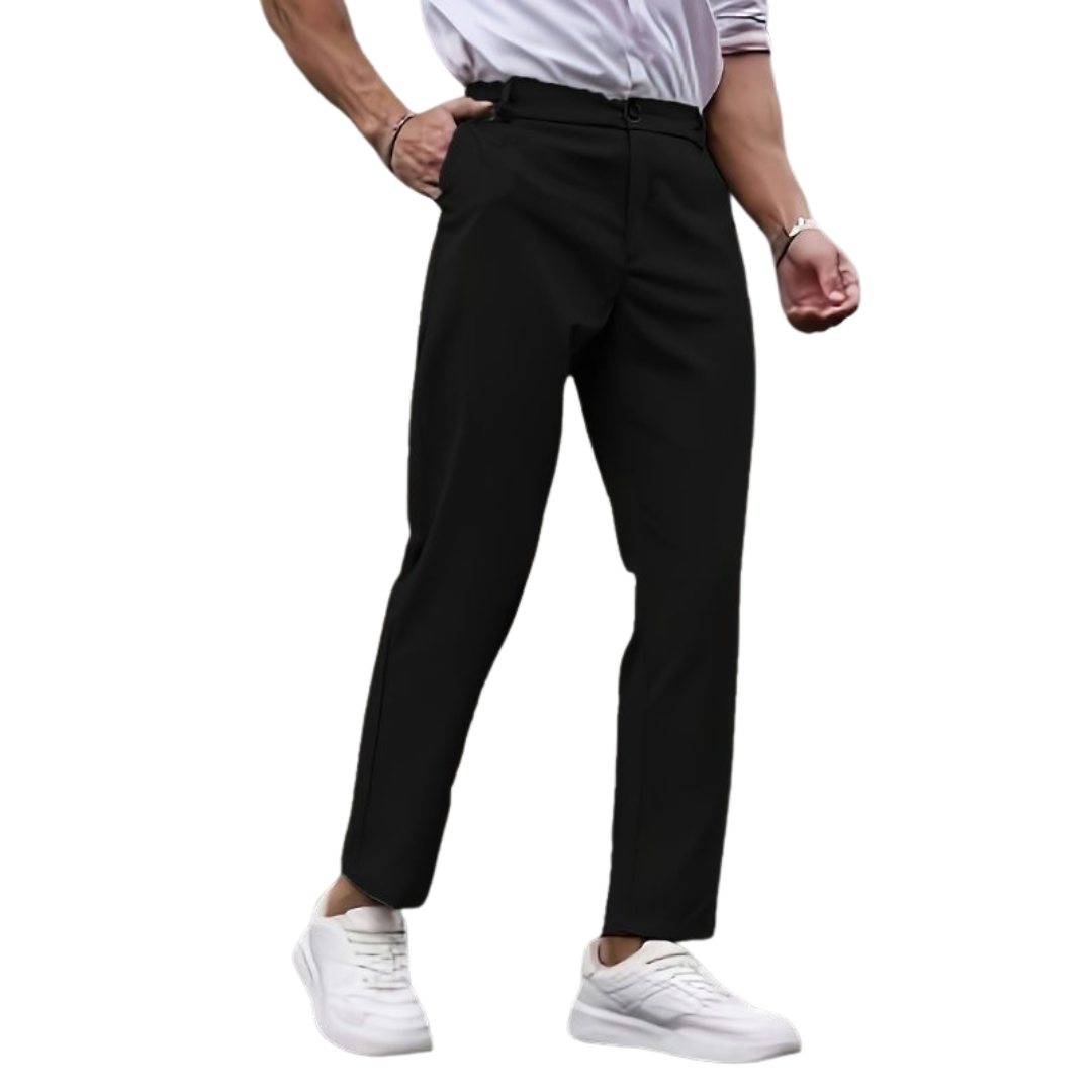 Pantalon Homme Uni Stretch Confort