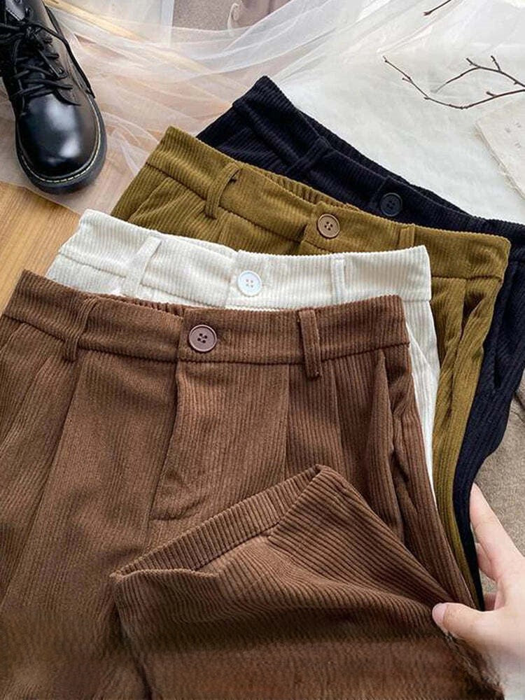 Odelina | Pantalons en velours côtelé pour femmes