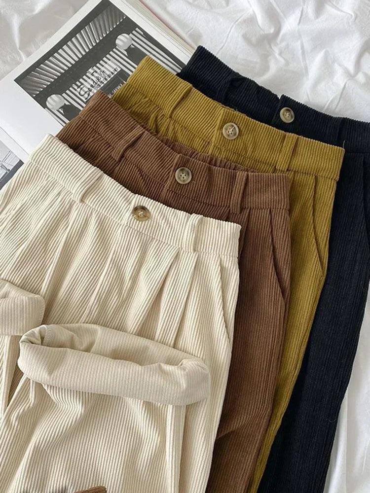 Odelina | Pantalons en velours côtelé pour femmes