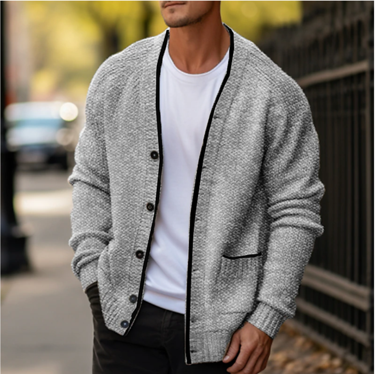 Florian | Gilets pour Hommes | Fermeture Éclair