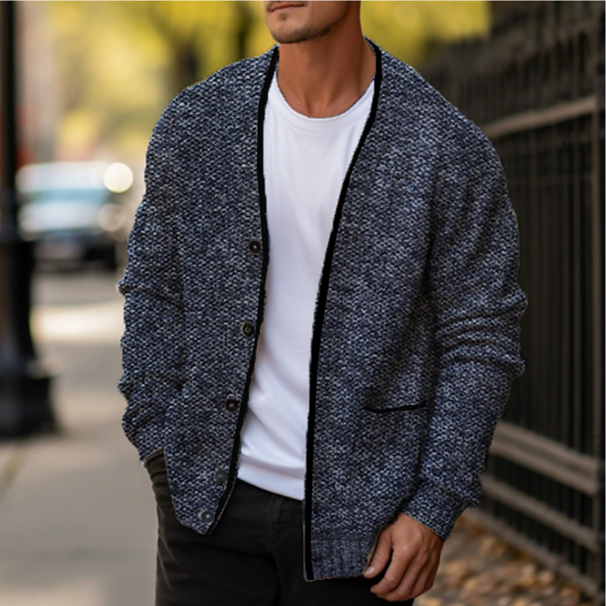 Florian | Gilets pour Hommes | Fermeture Éclair