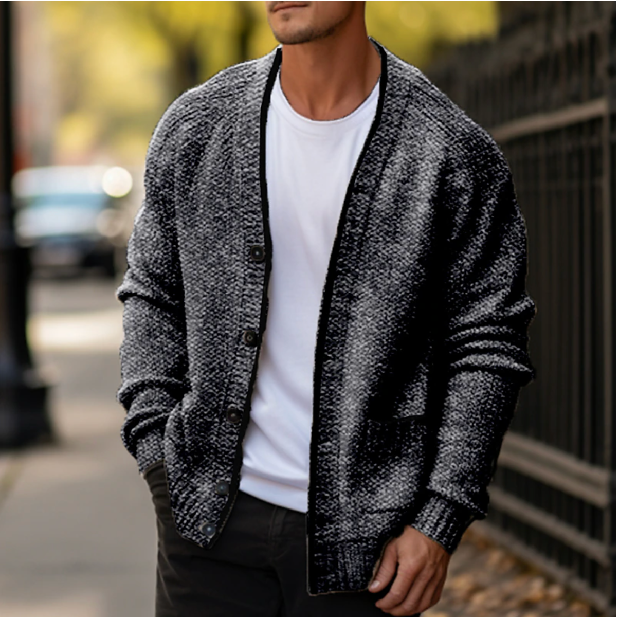 Florian | Gilets pour Hommes | Fermeture Éclair