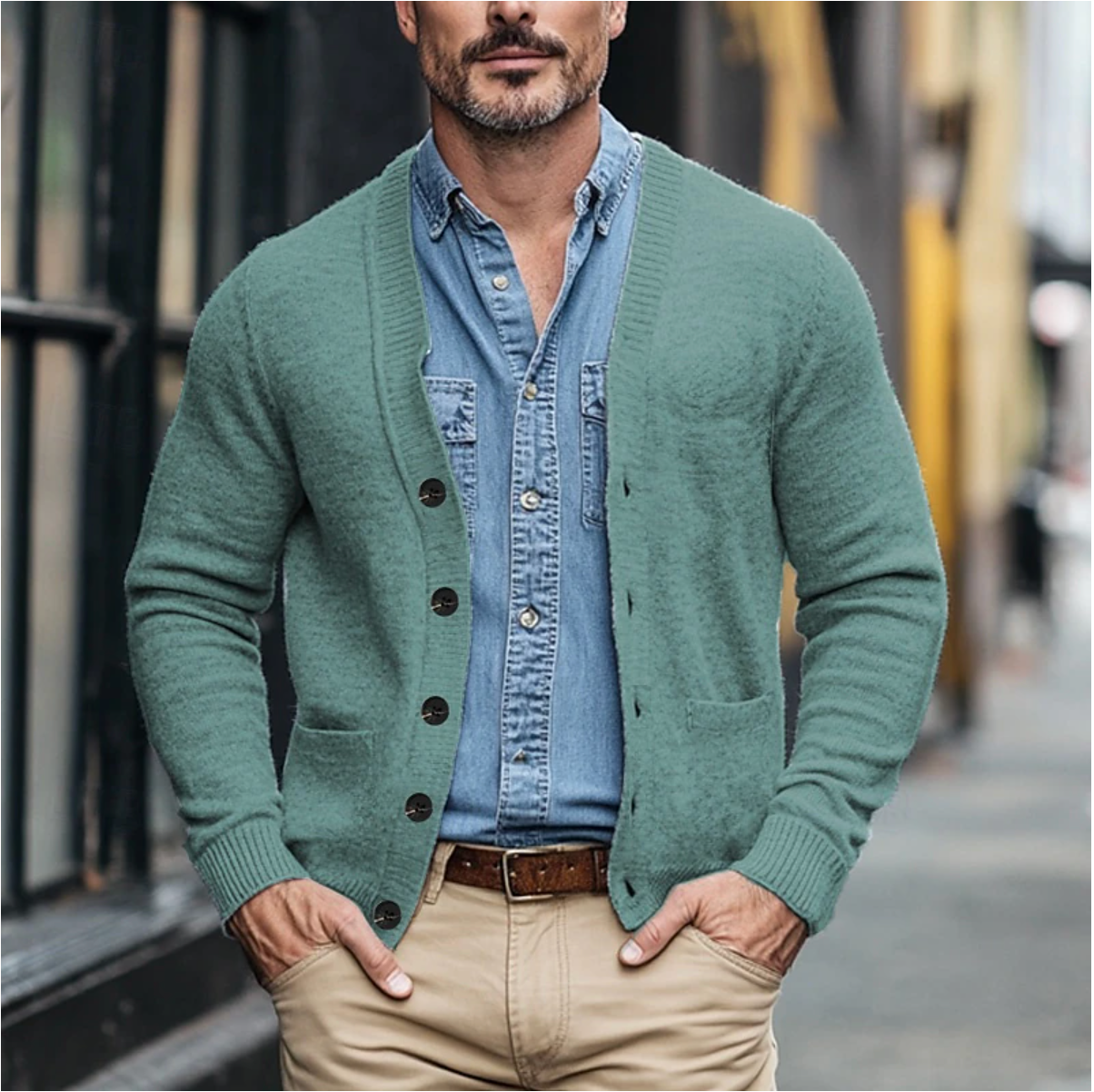 Félix | Knitted Cardigan Sweater For Men