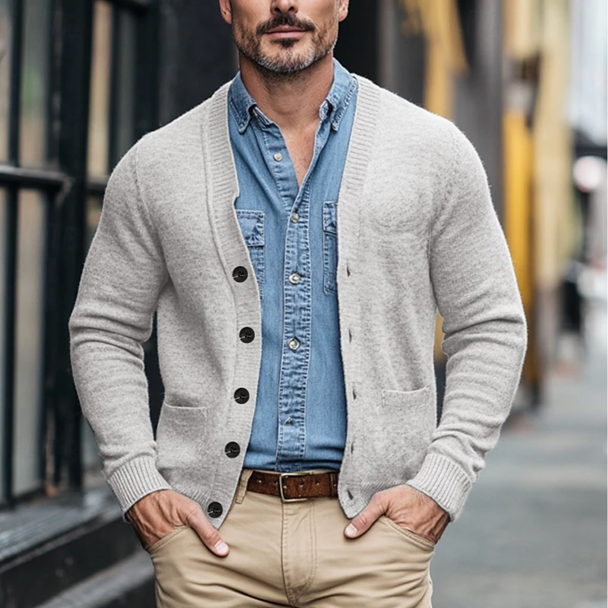 Félix | Knitted Cardigan Sweater For Men