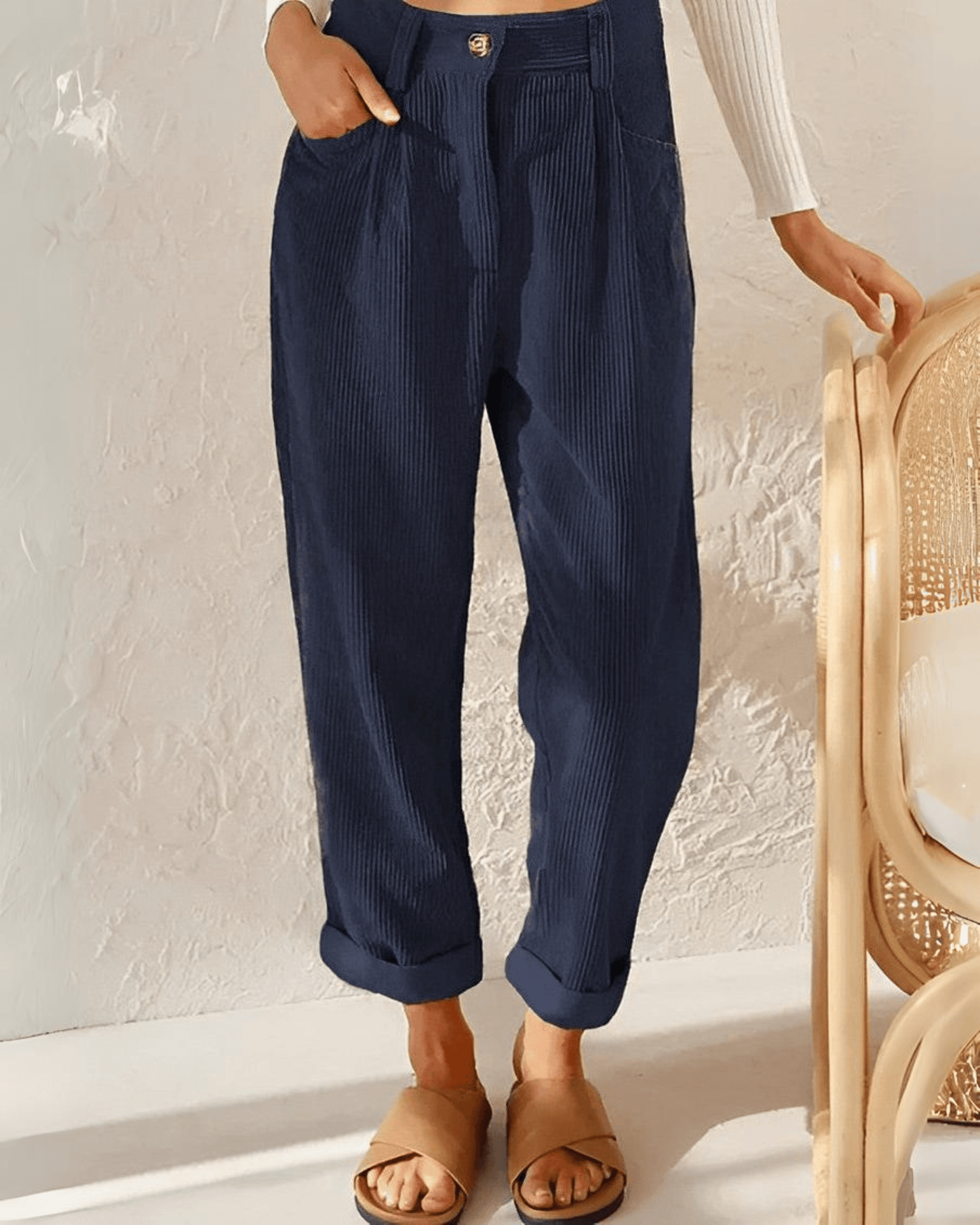Orphée | Pantalons en velours côtelé pour femmes
