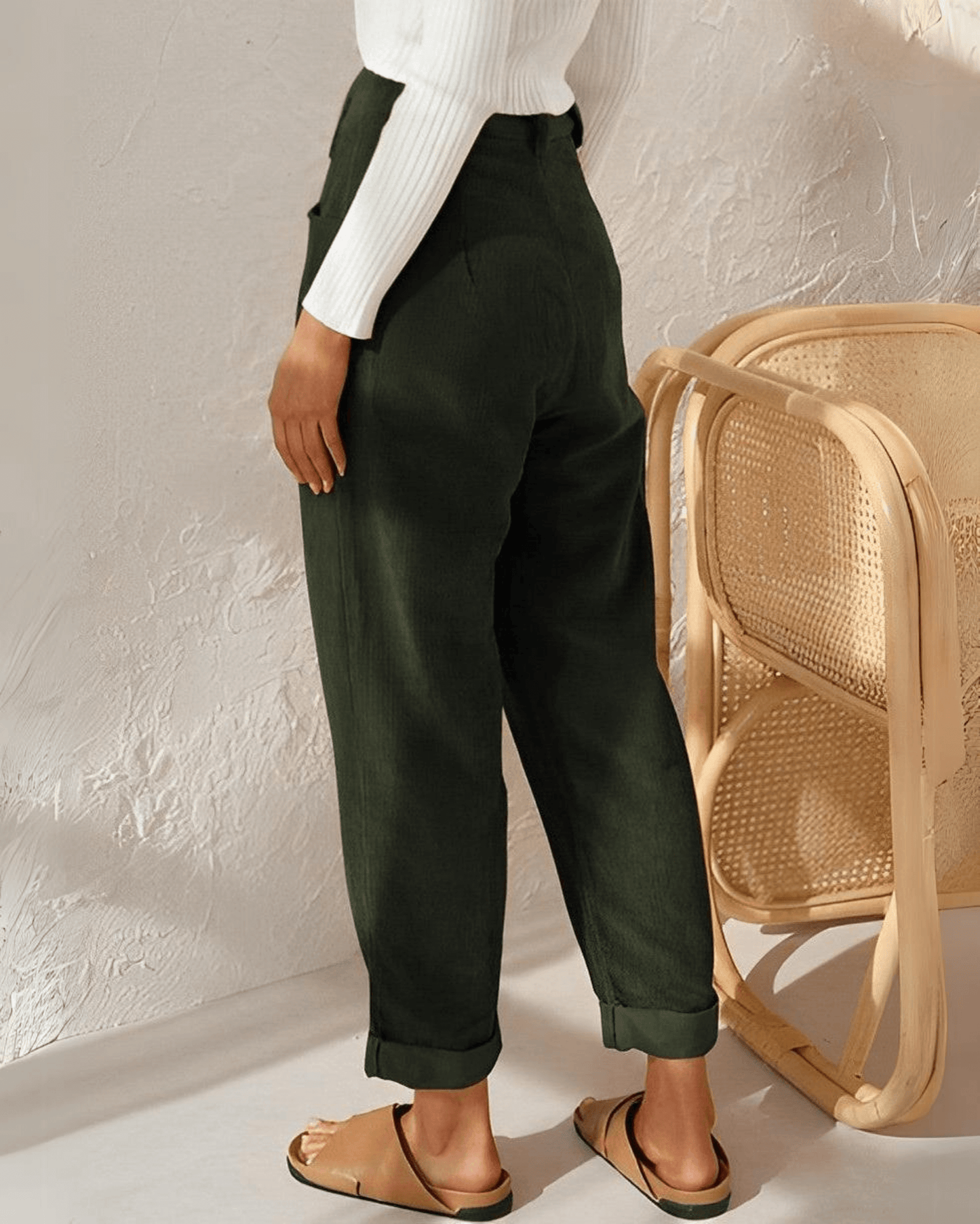 Indigo | Pantalons en velours côtelé pour femmes