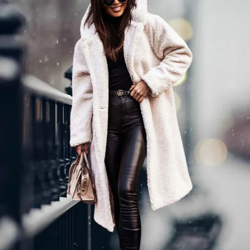 Trench-coat Long Et Décontracté Pour Femmes | À Capuche