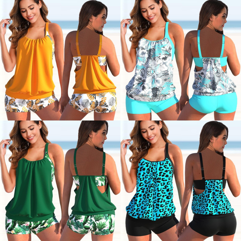 Vionette | Tankini 2 Pièces Pour Femme | Grande Taille