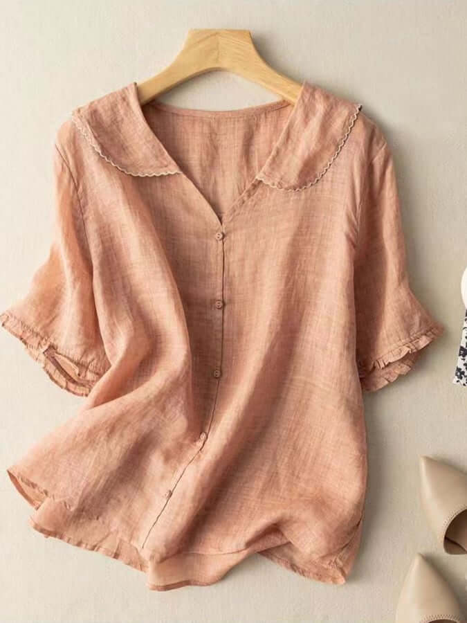 Lila | Blouse à manches courtes