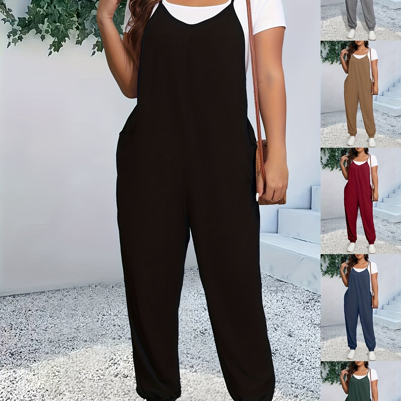 Véronique-Claire | Combinaison Femme Pantalon | Poches