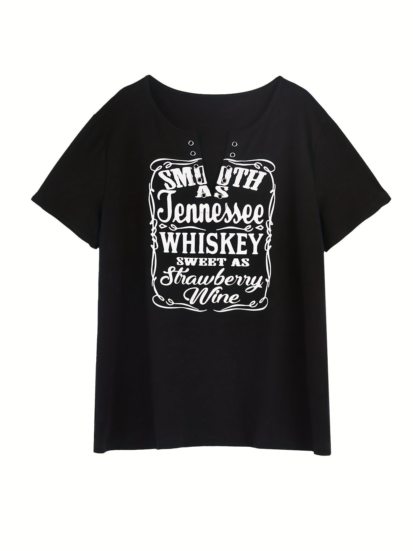 Maëlysse | T-shirt Femme Grande Taille | Col en V