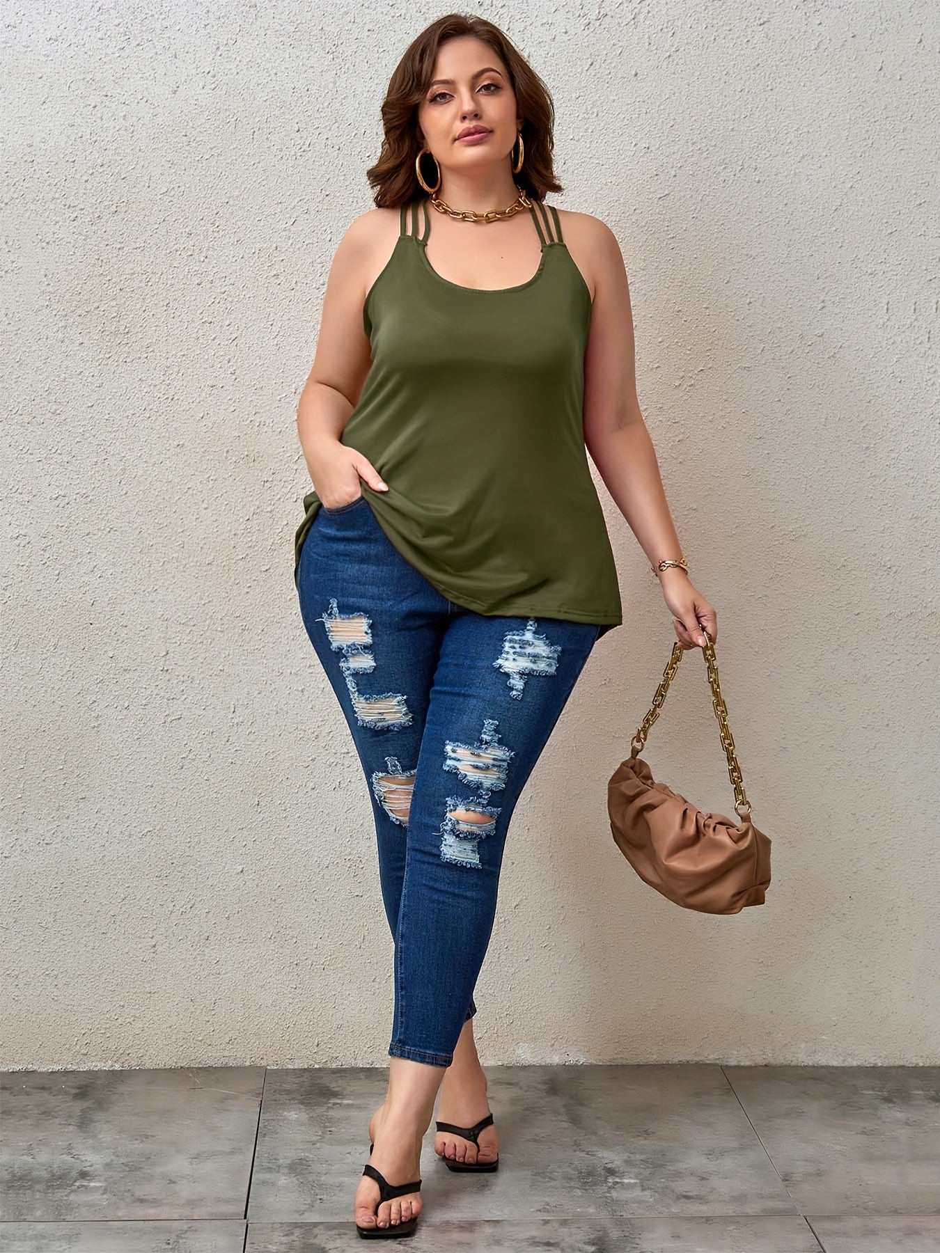 Ninon-Claire | Hauts sans manches grandes tailles