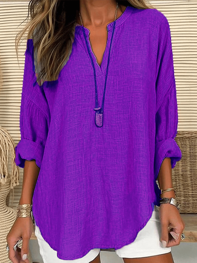 Gisèle | Chemise à manches longues élégante