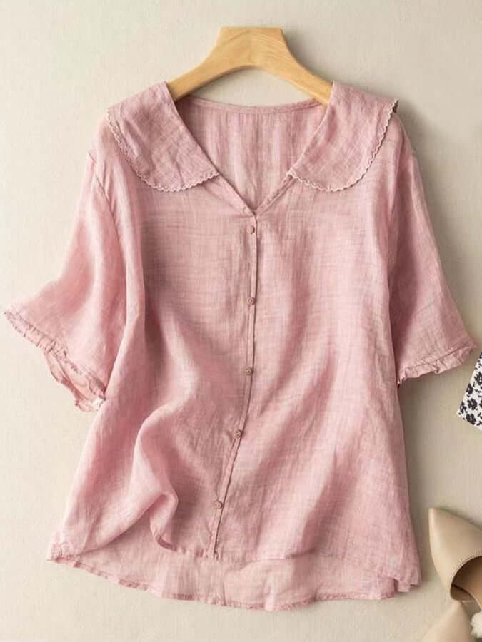 Lila | Blouse à manches courtes