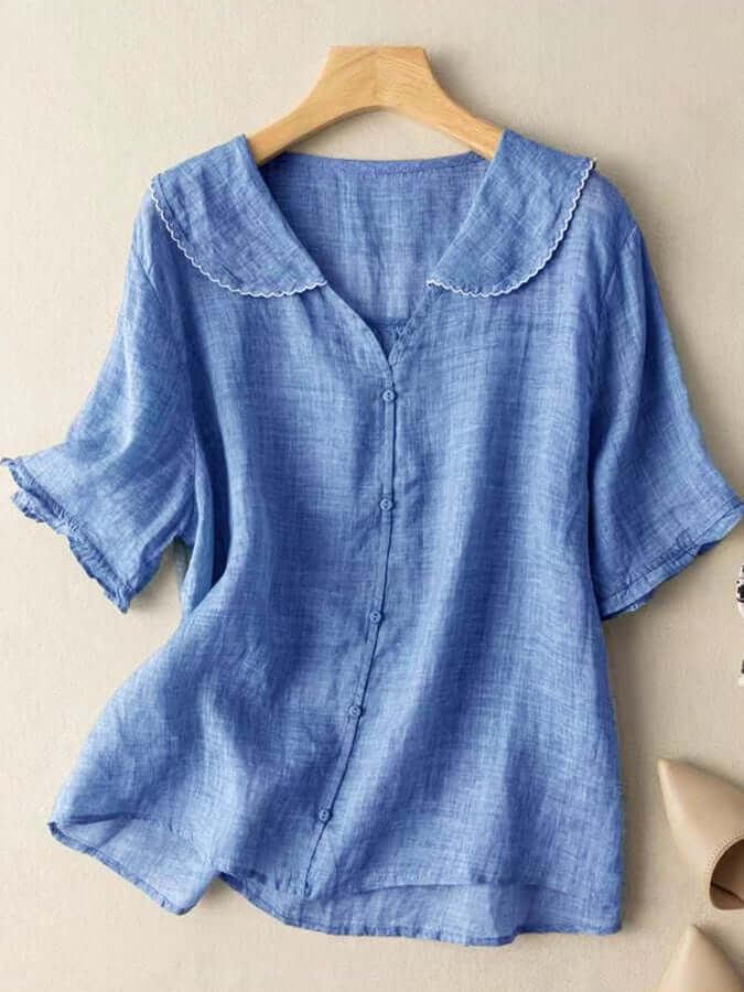 Lila | Blouse à manches courtes