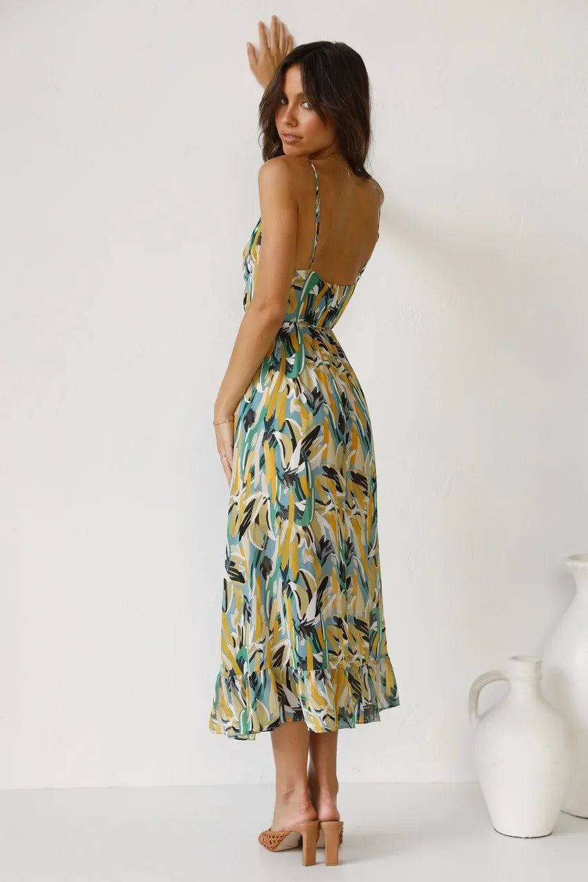 Robe De Plage Femme Imprimé Boho | Confort Aéré