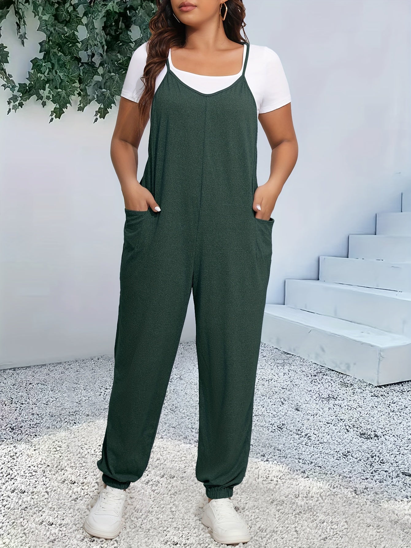 Véronique-Claire | Combinaison Femme Pantalon | Poches