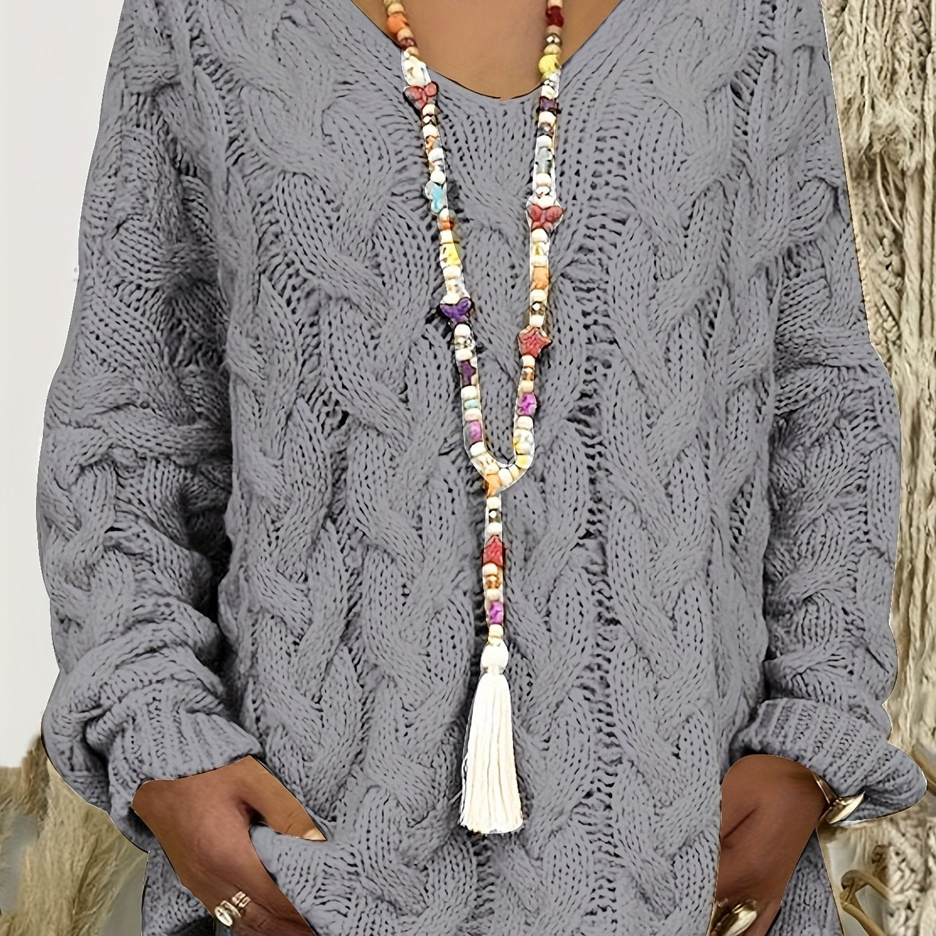 Albine | Hoodie Tricoté Grande Taille